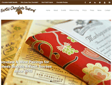 Tablet Screenshot of exoticchocolatetasting.com